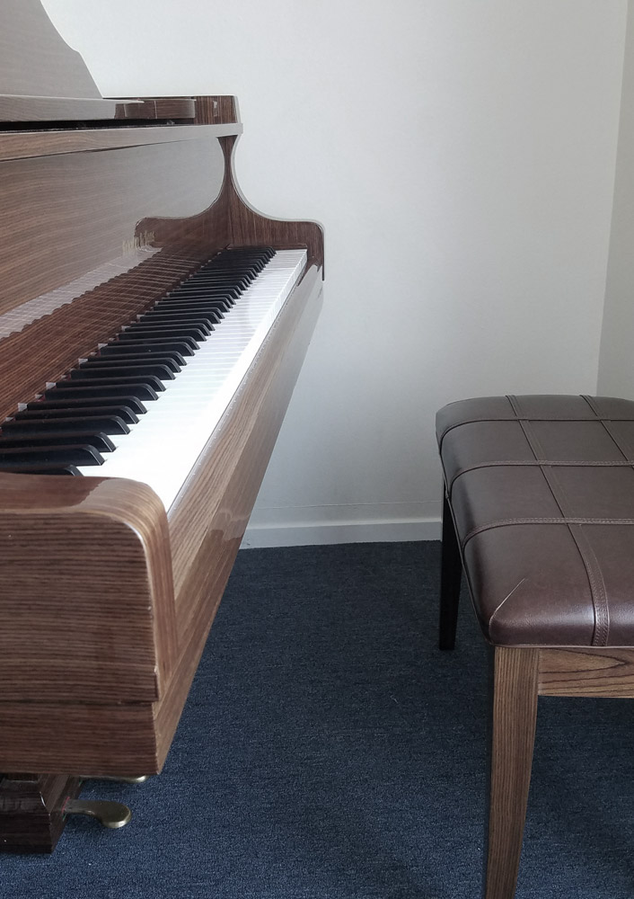 piano closeup at hacienda heights studio